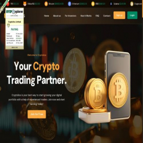 Скриншот главной страницы сайта cryptolios.net