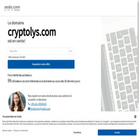 Скриншот главной страницы сайта cryptolys.com