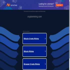 Скриншот главной страницы сайта cryptomining.com