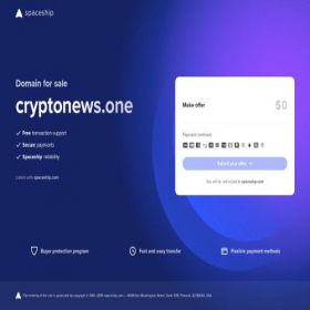 Скриншот главной страницы сайта cryptonews.one