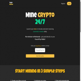 Скриншот главной страницы сайта cryptopersecond.com