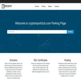 Скриншот главной страницы сайта cryptoreportclub.com