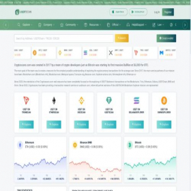 Скриншот главной страницы сайта cryptoscans.com