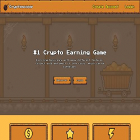 Скриншот главной страницы сайта cryptoscoop.online