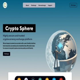 Скриншот главной страницы сайта cryptosphere.pro