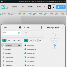 Скриншот главной страницы сайта cryptoswap365.com