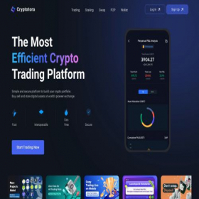 Скриншот главной страницы сайта cryptotora.com