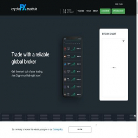 Скриншот главной страницы сайта cryptotrusthub.com