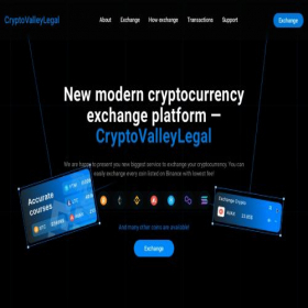 Скриншот главной страницы сайта cryptovalleylegal.com