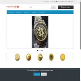 Скриншот главной страницы сайта cryptowatch.ch