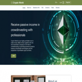 Скриншот главной страницы сайта cryptoworld-cw.com