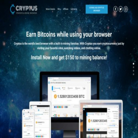 Скриншот главной страницы сайта cryptus.foundation