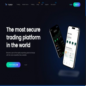 Скриншот главной страницы сайта cryptyx.io