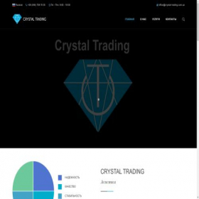 Скриншот главной страницы сайта crystal-trading.com.ua