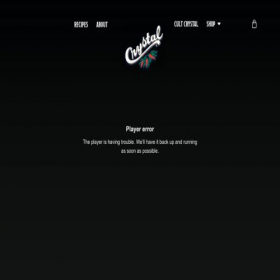 Скриншот главной страницы сайта crystalhotsauce.com