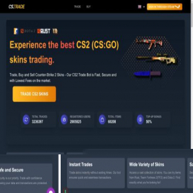Скриншот главной страницы сайта cs-trade.store