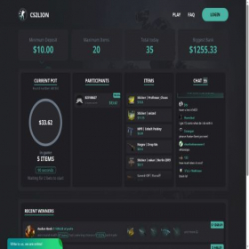 Скриншот главной страницы сайта cs2lion.com
