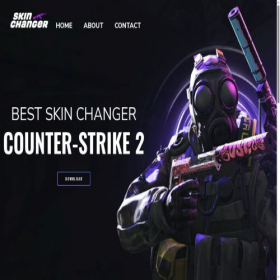 Скриншот главной страницы сайта cs2skinchanger.com