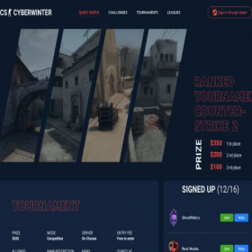 Скриншот главной страницы сайта cscyberwinter.com