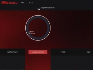 Скриншот главной страницы сайта csgobetlegion.com