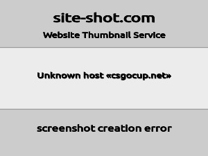 Скриншот главной страницы сайта csgocup.net