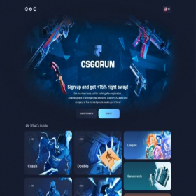 Скриншот главной страницы сайта csgode.run
