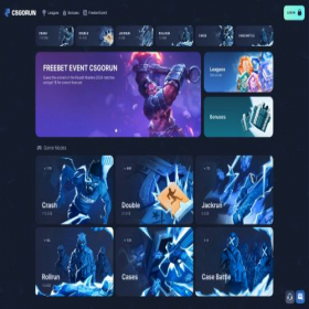 Скриншот главной страницы сайта csgorunx.com