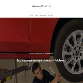 Скриншот главной страницы сайта csgtire.ru