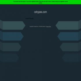 Скриншот главной страницы сайта cshypes.com