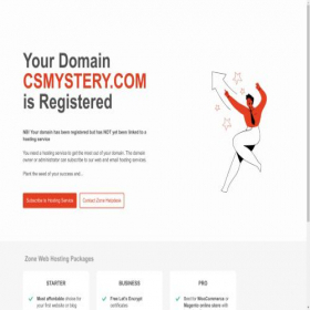 Скриншот главной страницы сайта csmystery.com