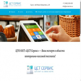Скриншот главной страницы сайта cst-service.ru