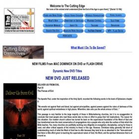 Скриншот главной страницы сайта cuttingedge.org