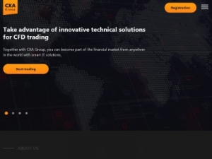 Скриншот главной страницы сайта cxagroup.net