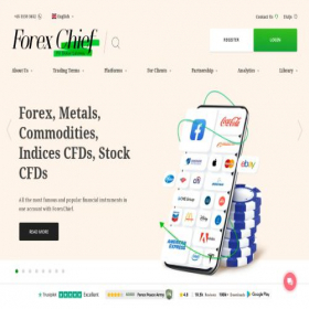 Скриншот главной страницы сайта cxchief.com