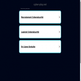 Скриншот главной страницы сайта cyber-play.net