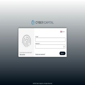Скриншот главной страницы сайта cybercapital.trade