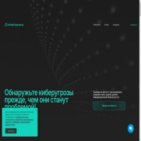 Скриншот главной страницы сайта cyberp.ru