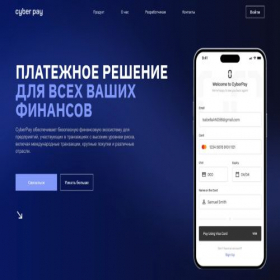 Скриншот главной страницы сайта cyberpay.com.kz