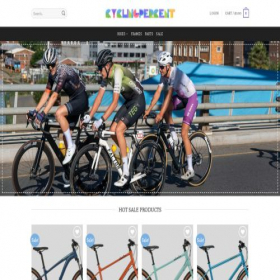 Скриншот главной страницы сайта cyclingpercent.com