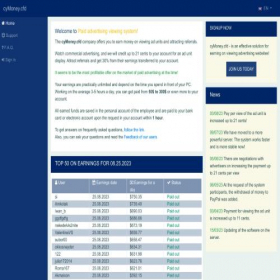 Скриншот главной страницы сайта cymoney.cfd