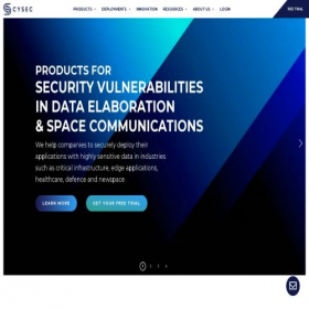Скриншот главной страницы сайта cysec.com