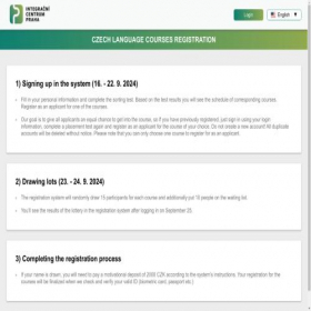 Скриншот главной страницы сайта czech-language-course.com