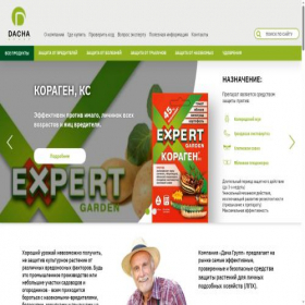 Скриншот главной страницы сайта dachagroup.ru
