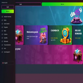 Скриншот главной страницы сайта daddycasino571.com