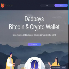 Скриншот главной страницы сайта dadpays.com