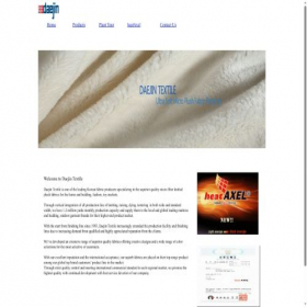 Скриншот главной страницы сайта daejintex.com