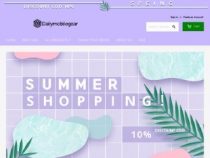 Скриншот главной страницы сайта dailymobilegear.com