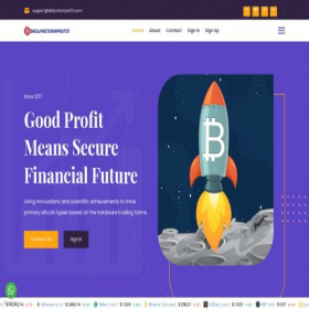 Скриншот главной страницы сайта dailyreturnprofit.com