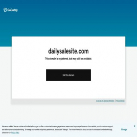 Скриншот главной страницы сайта dailysalesite.com