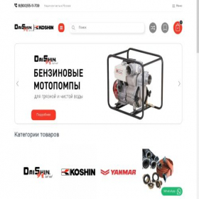 Скриншот главной страницы сайта daishin-rus.com